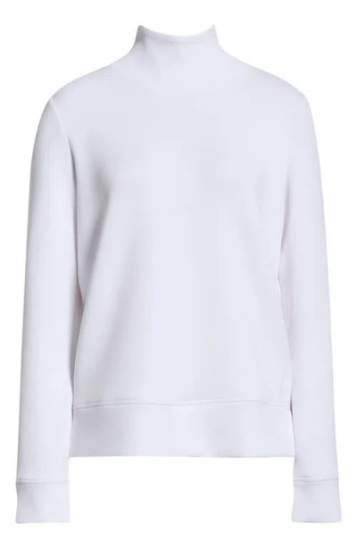 Mpg Dreamweave Recycled Polyester Blend Mock Neck Sweatshirt In Gray