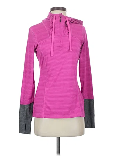 Pre-owned Mpg Fleece Jacket In Pink