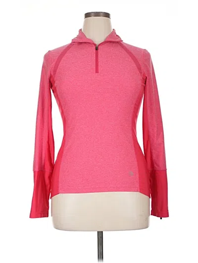 Pre-owned Mpg Fleece Jacket In Pink