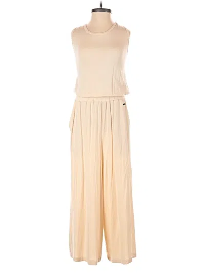 Pre-owned Mpg Jumpsuit In Ivory