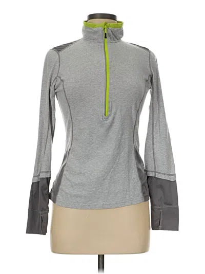 Pre-owned Mpg Long Sleeve Top Gray Turtleneck Tops