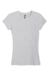 Mpg Rib Baby T-shirt In Gray