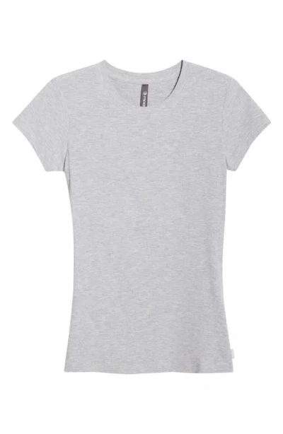 Mpg Rib Baby T-shirt In Gray