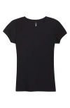 Mpg Rib Baby T-shirt In Black