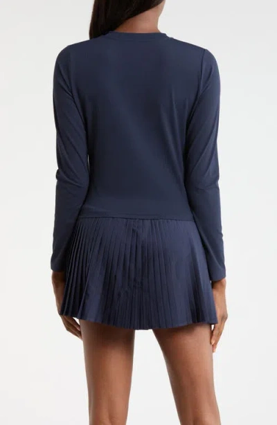 Mpg Rib Cardigan In Blue