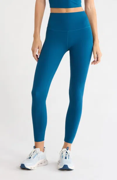 Mpg Ribbed Leggings In Blue