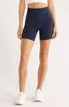 Mpg Ribbed Shorts In Blue