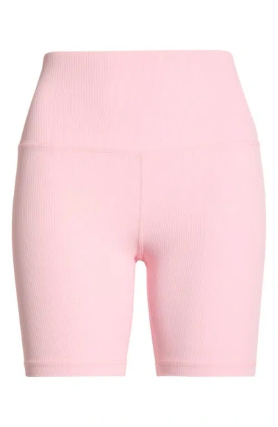 Mpg Ribbed Shorts In Pink