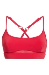 Mpg Sculpt Mesh Inset Sports Bra In White