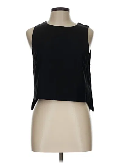 Pre-owned Mpg Sleeveless Blouse In Black