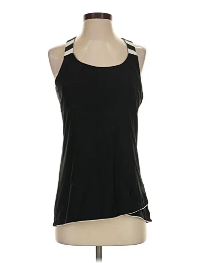 Pre-owned Mpg Sleeveless Top Black Halter Neckline Tops
