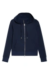 Mpg Slim Fit Cozy Recycled Polyester Blend Fleece Full Zip Hoodie In Multi