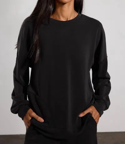 Mpg Sport Release Dart Sleeve Detail Sweatshirt In Black