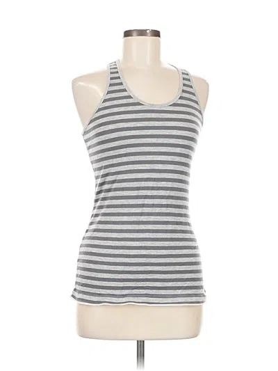 Pre-owned Mpg Tank Top Gray Halter Neckline Tops