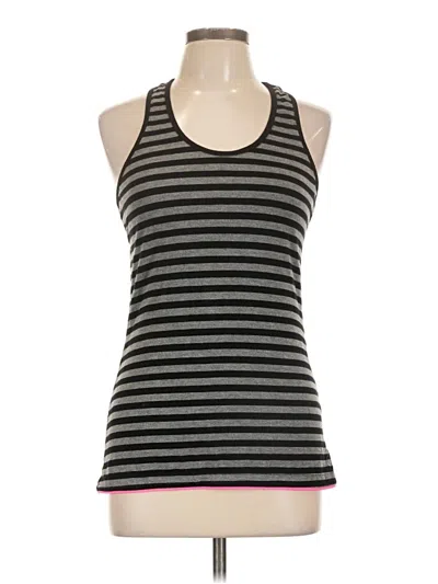 Pre-owned Mpg Tank Top Gray Halter Neckline Tops