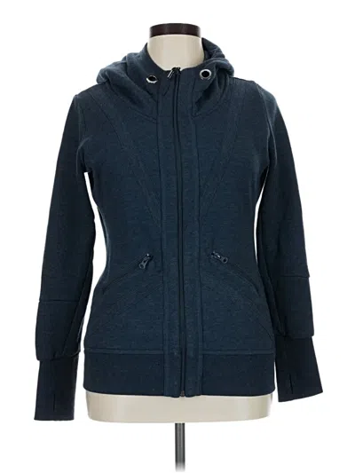 Pre-owned Mpg Zip Up Hoodie In Blue