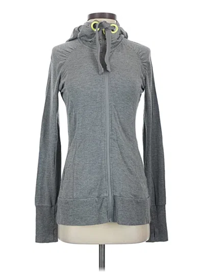 Pre-owned Mpg Zip Up Hoodie In Gray