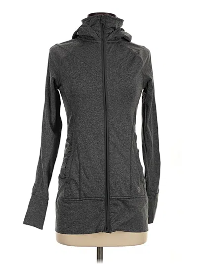 Pre-owned Mpg Zip Up Hoodie In Gray