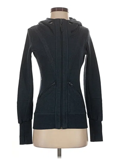 Pre-owned Mpg Zip Up Hoodie In Gray
