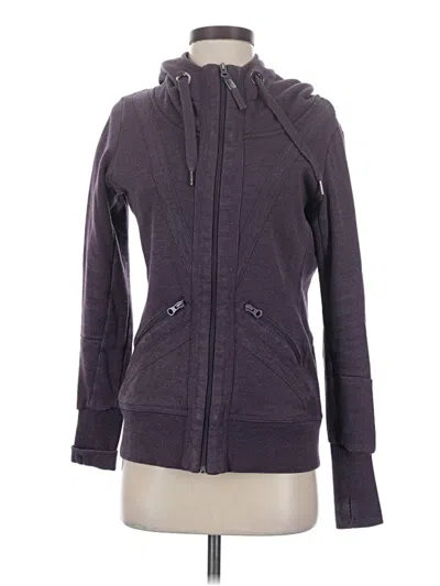 Pre-owned Mpg Zip Up Hoodie In Purple