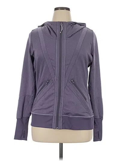 Pre-owned Mpg Zip Up Hoodie In Purple