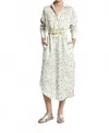 Mpm Cartagena Midi Dress In Off White In White