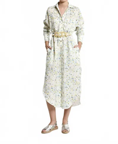 Mpm Cartagena Midi Dress In Off White