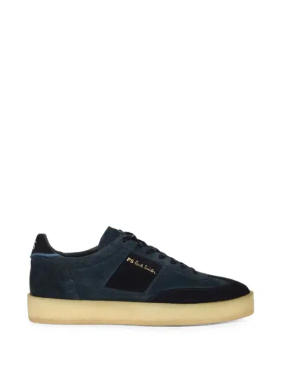 Mps Dover Crepe-sole Sneakers In Blue