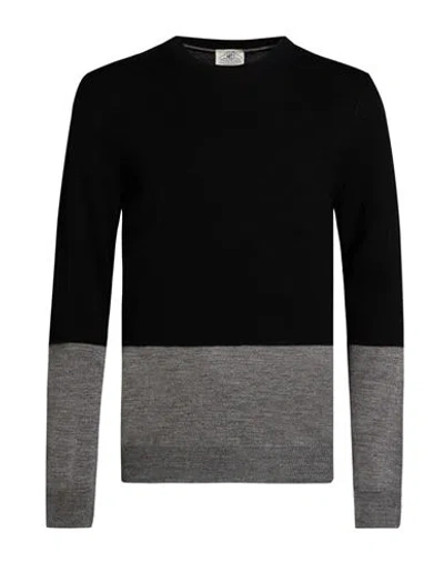 Mqj Man Sweater Black Size 40 Polyamide, Wool, Viscose, Cashmere