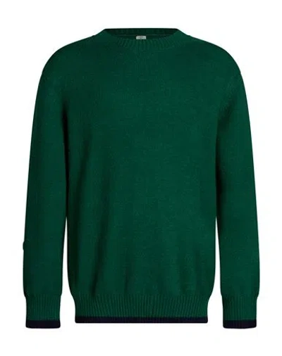 Mqj Man Sweater Green Size 44 Viscose, Polyamide