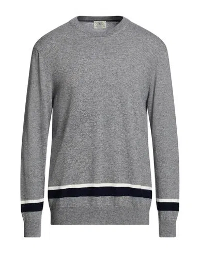 Mqj Man Sweater Grey Size 40 Polyamide, Wool, Viscose, Cashmere In Gray