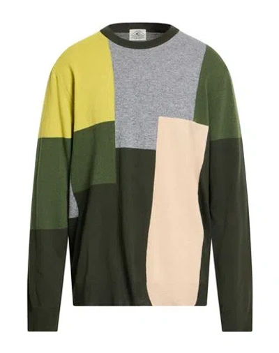 Mqj Man Sweater Grey Size 46 Wool, Polyamide, Viscose, Cashmere In Multi