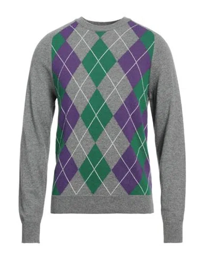 Mqj Man Sweater Light Grey Size 36 Polyamide, Wool, Viscose, Cashmere