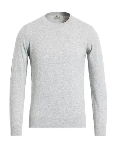 Mqj Man Sweater Light Grey Size 36 Polyamide, Wool, Viscose, Cashmere In Gray
