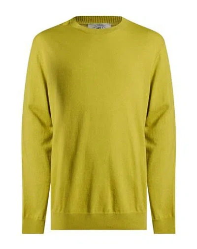 Mqj Man Sweater Lime Green Size 44 Polyamide, Wool, Viscose, Cashmere