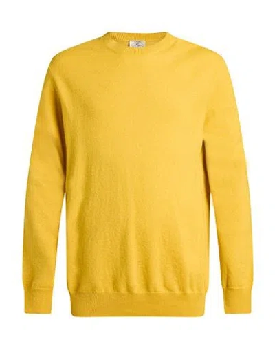 Mqj Man Sweater Marigold Size 44 Polyamide, Wool, Viscose, Cashmere In Yellow