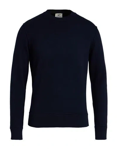 Mqj Man Sweater Midnight Blue Size 48 Polyamide, Wool, Viscose, Cashmere