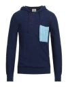 Mqj Man Sweater Navy Size 38 Cotton, Acrylic