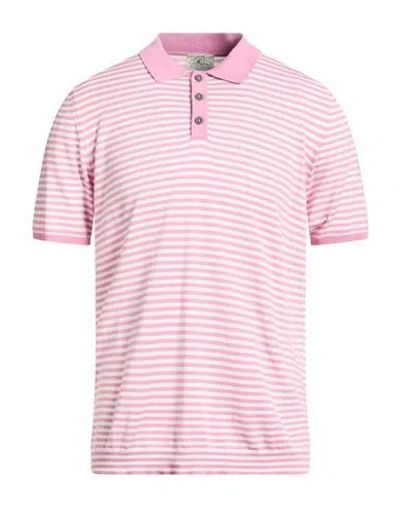 Mqj Man Sweater Pink Size 44 Cotton