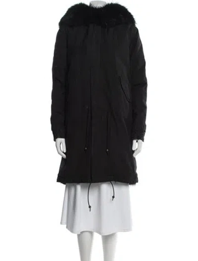 Pre-owned Mr & Mrs Furs Parka In Black