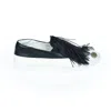 Mr & Mrs Italy Black And White Bovine Leather Shoe In Black