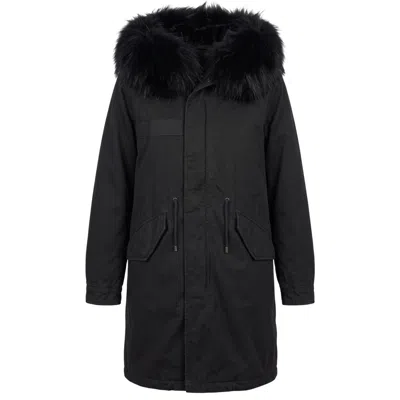 Mr & Mrs Italy Black Cotton Women Jacket