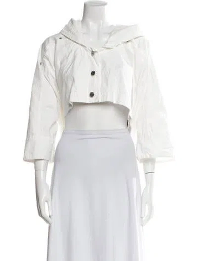 Pre-owned Mr & Mrs Italy Bolero In White