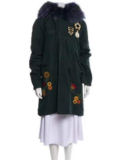 Pre-owned Mr & Mrs Italy Coat In Green