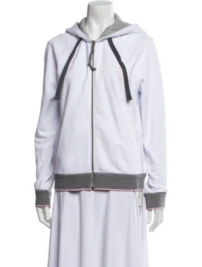 Pre-owned Mr & Mrs Italy Colorblock Pattern Jacket In White