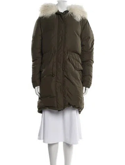 Pre-owned Mr & Mrs Italy Down Coat In Green