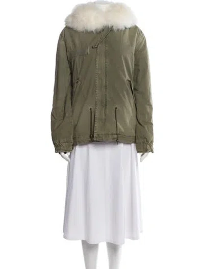 Pre-owned Mr & Mrs Italy Fur Coat In Green