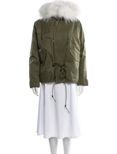 Pre-owned Mr & Mrs Italy Fur Coat In Multi