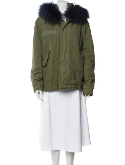 Pre-owned Mr & Mrs Italy Fur Coat In Multi