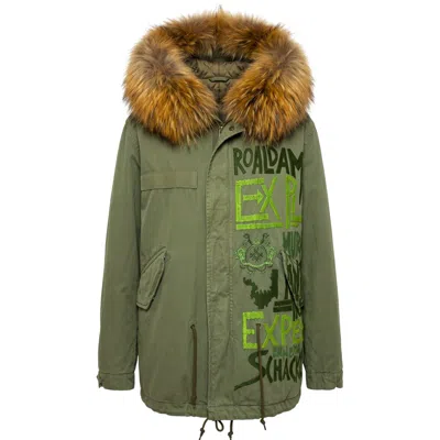 Mr & Mrs Italy Green Cotton Women's Jacket In Transparent
